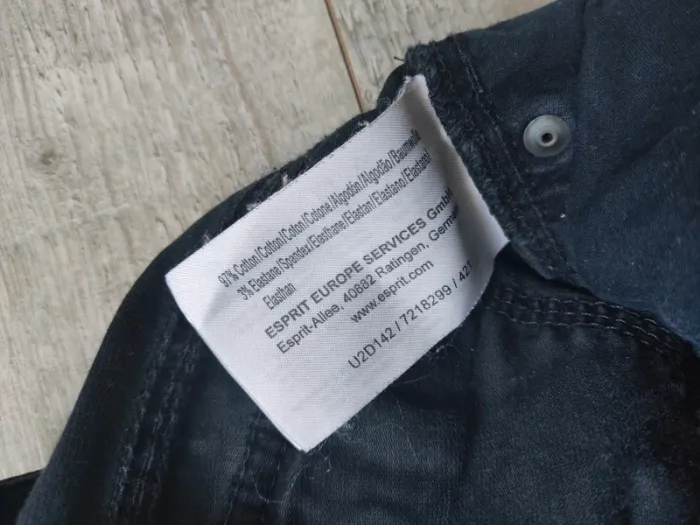 Jeans skinny stretch noir avec poches taille 36 Esprit - photo numéro 9