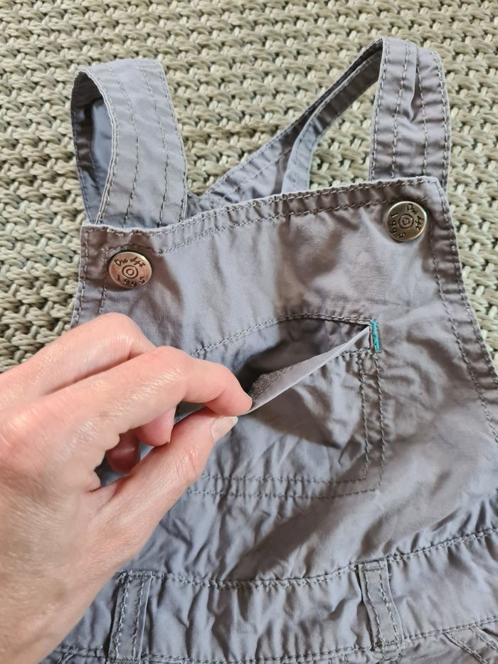 Salopette légère grise - 24 mois - photo numéro 6