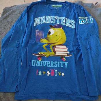 Tee shirt Monstre Université 8ans