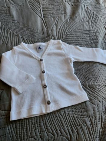 Gilet léger bébé 6 mois Petit Bateau