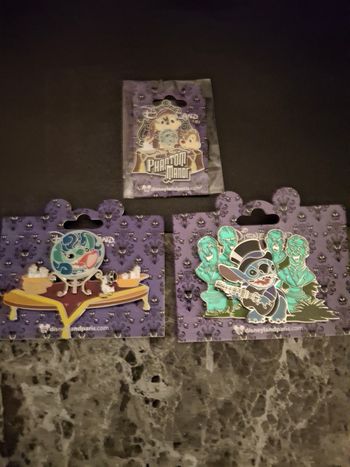Lot 3 pins stitch disneylandparis 