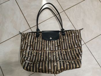 Sac Longchamp motif Bambou