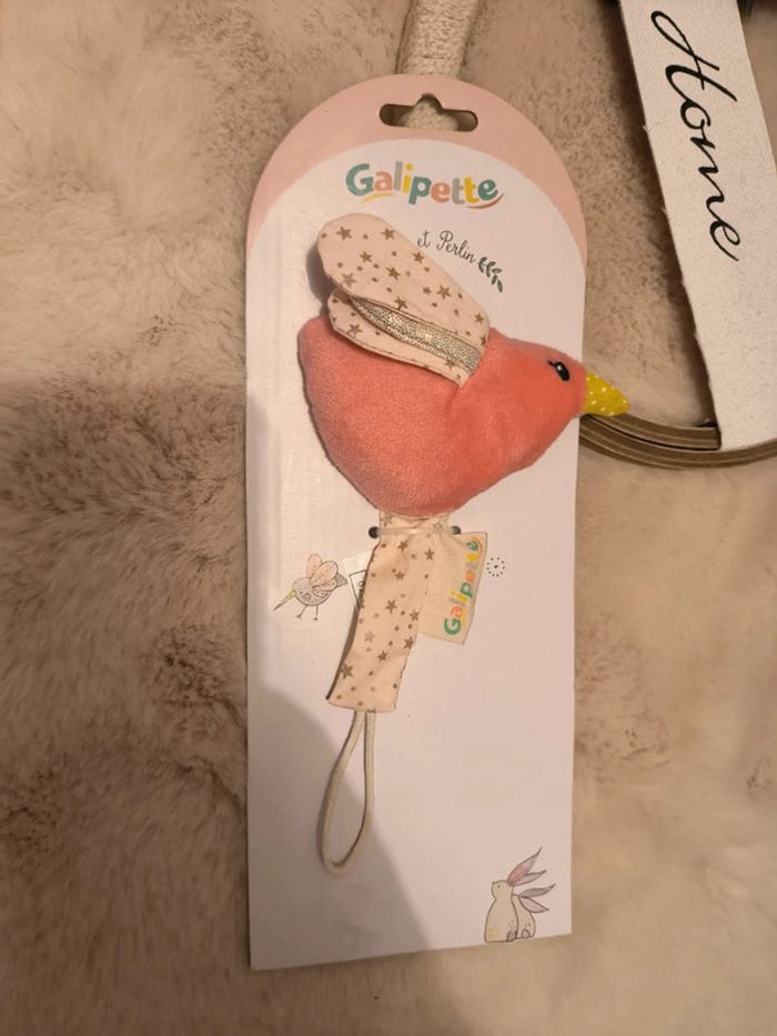 Attache tétine galipette oiseaux - photo numéro 2