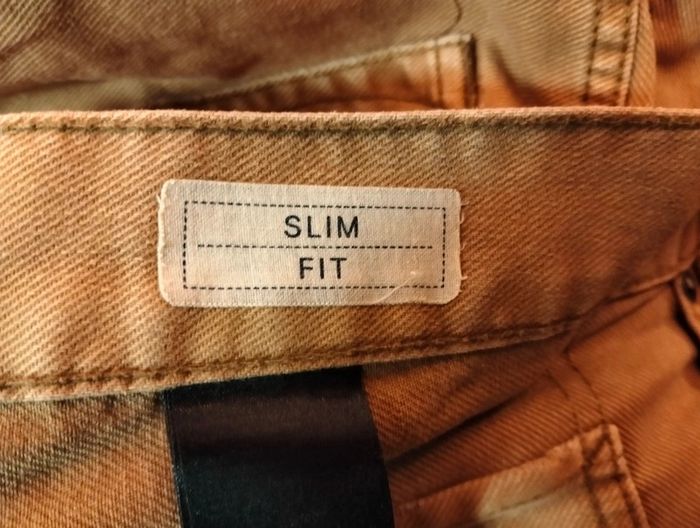 Pantalon jean slim fit camel Logg H&M 48 - photo numéro 5