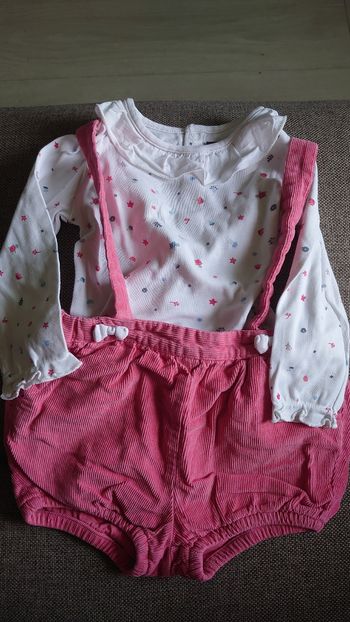 Ensemble body et short à bretelles Sergent Major