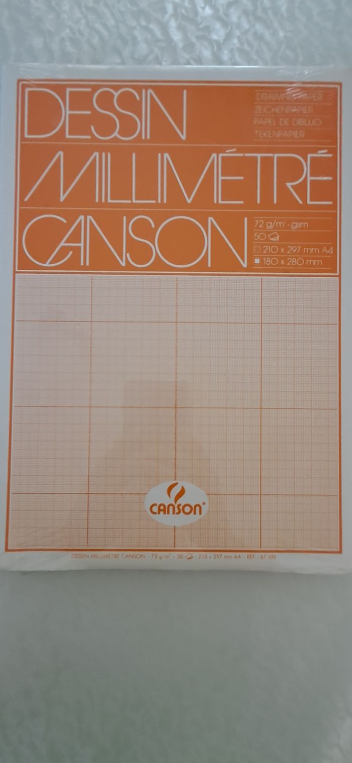 Papier dessin millimétré