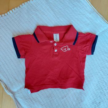 Polo rouge 6 mois