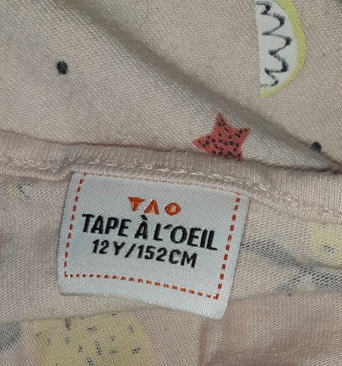 Chemise de nuit fille Taille 12 ans Tape à l'œil - photo numéro 3