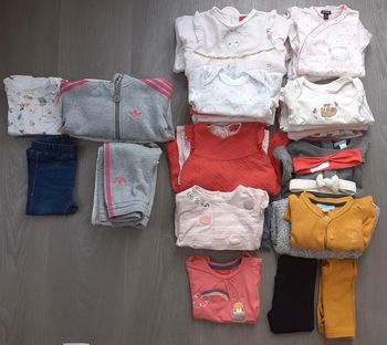 Lot Vêtements Fille 9/12 Mois