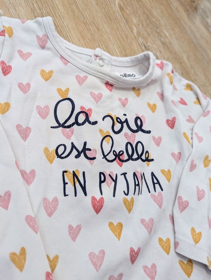 Haut de pyjama 24 mois bebe fille - photo numéro 3