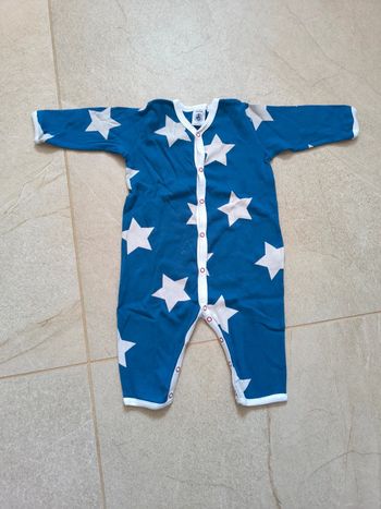 Pyjama petit bateau 6 mois coton manches longues