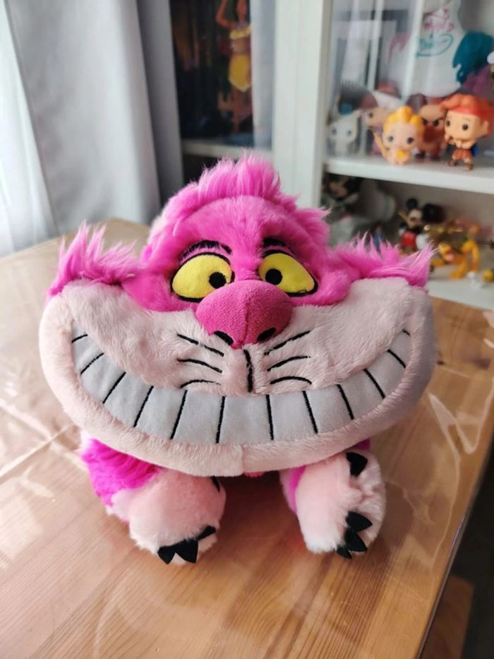 Peluche Cheshire Chat alice au pays des merveilles