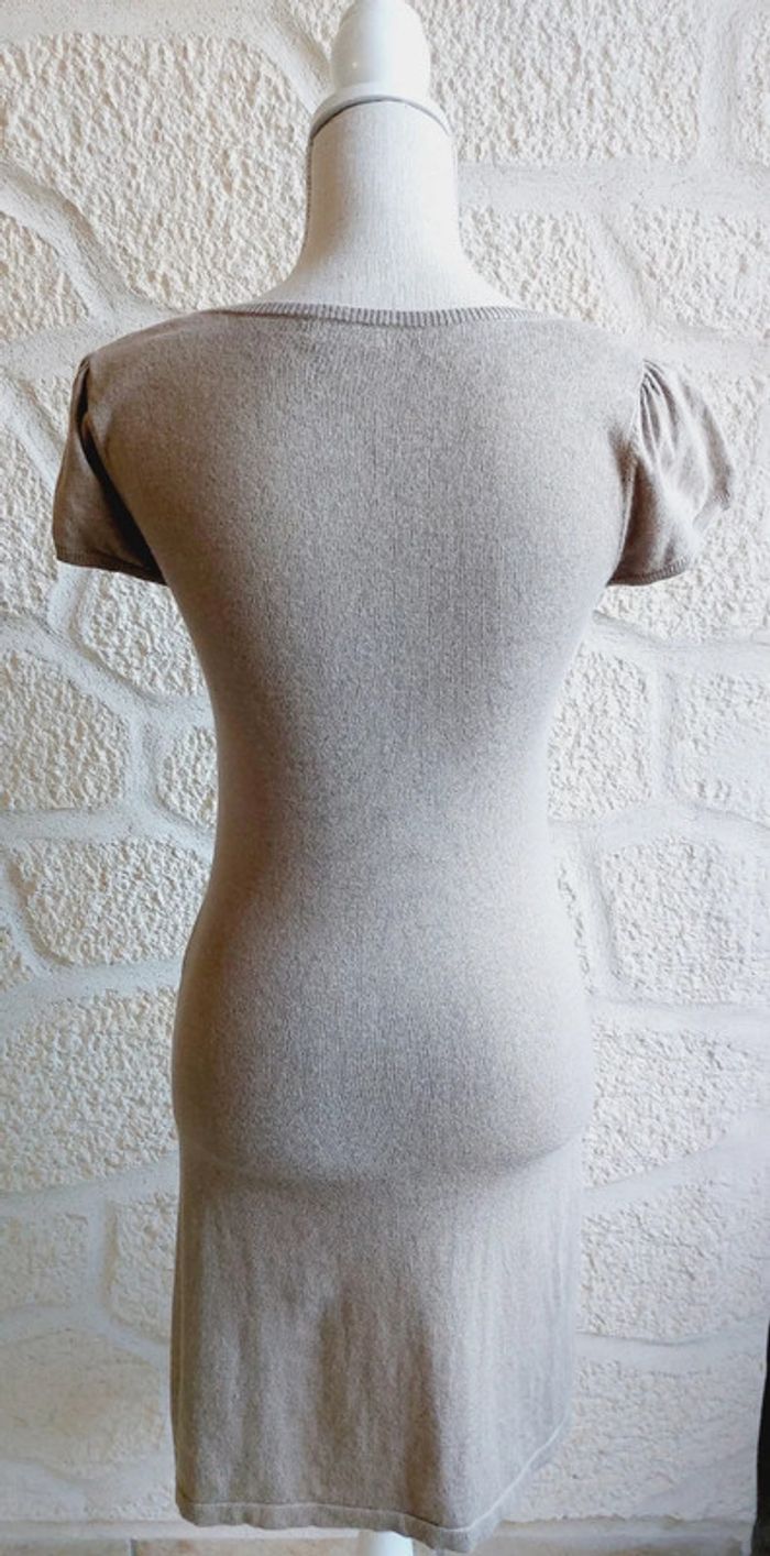 Robe pull beige - photo numéro 2