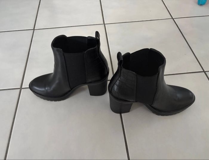 Botte à talons noir - photo numéro 4