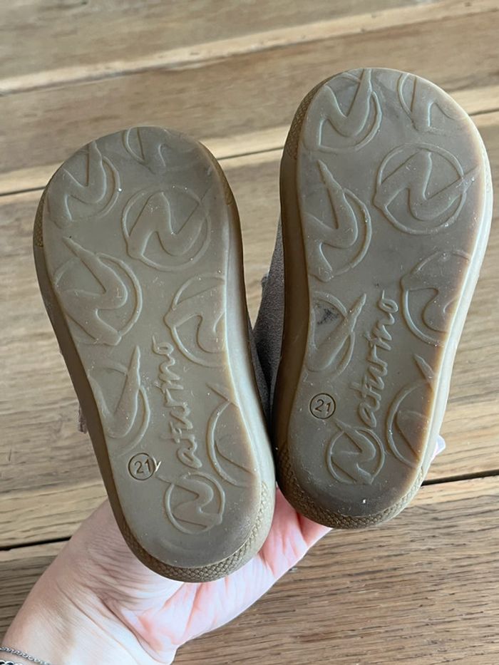 Chaussures à scratch rose Naturino - photo numéro 6
