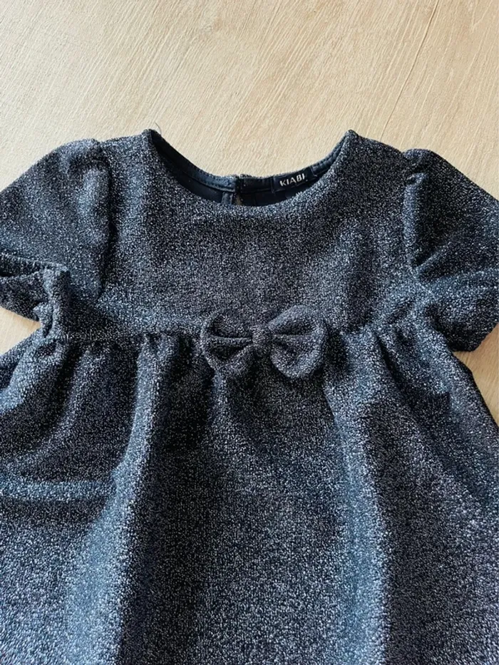 Robe bébé marine pailletée kiabi - photo numéro 2