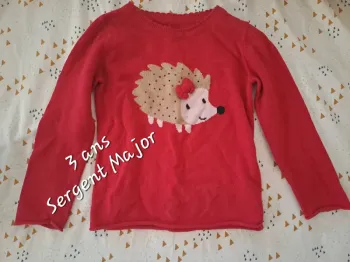 Pull fin hérisson