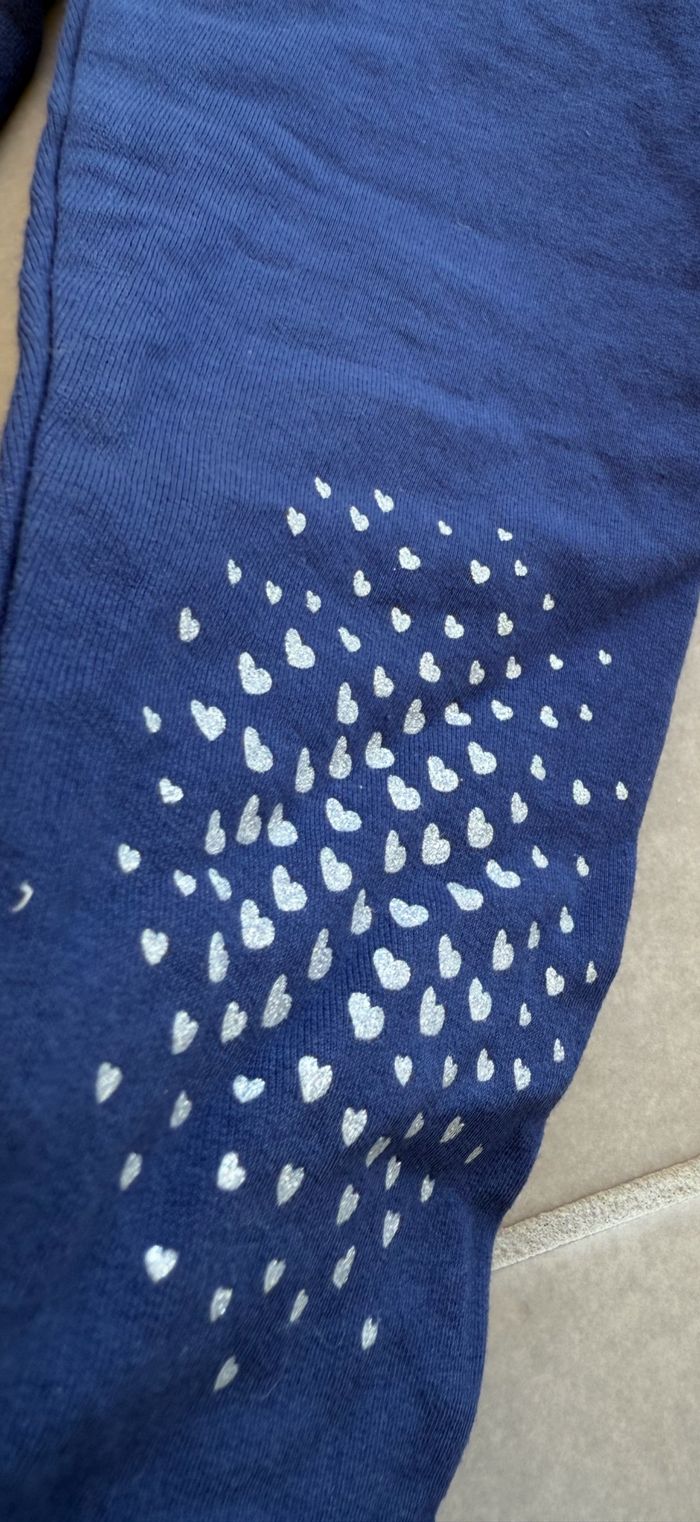 Leeging épais avec cœur argentés 6 ans - photo numéro 4