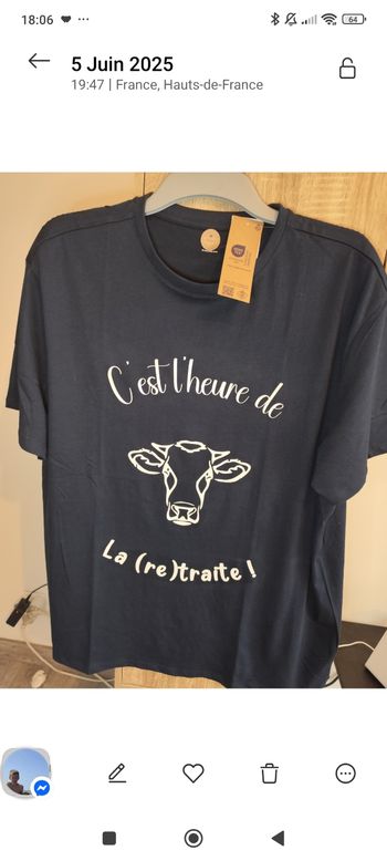 Tee shirt personnalisé 