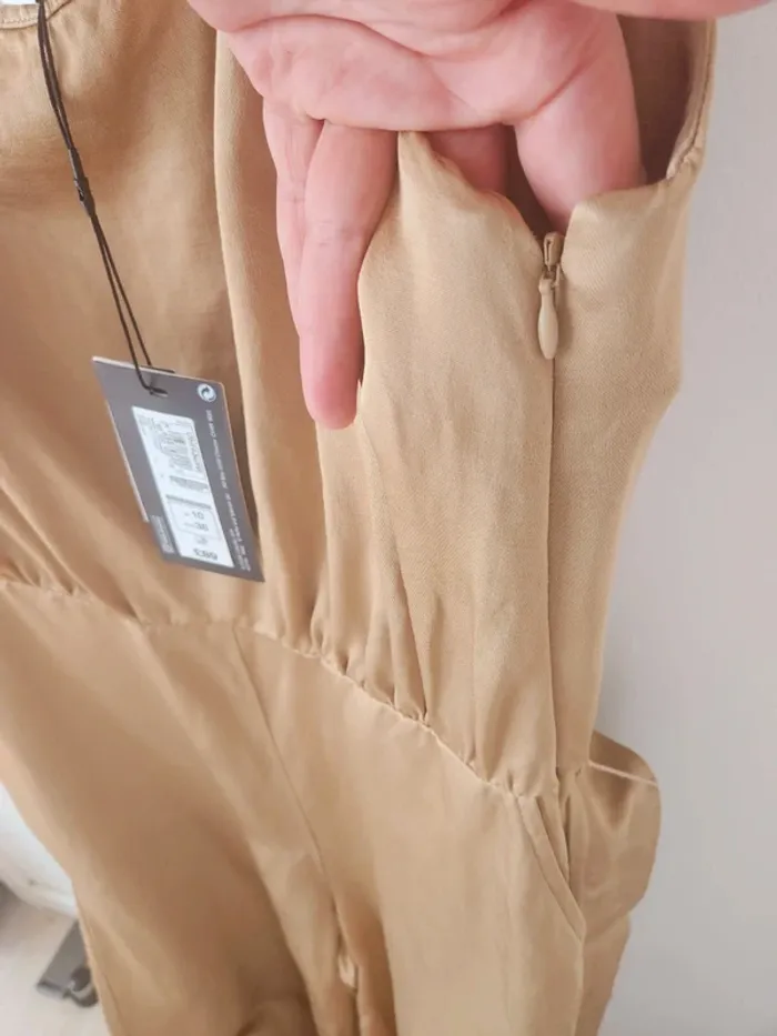 Combinaison beige or Autograph – Taille 38 Neuve avec étiquette - photo numéro 5