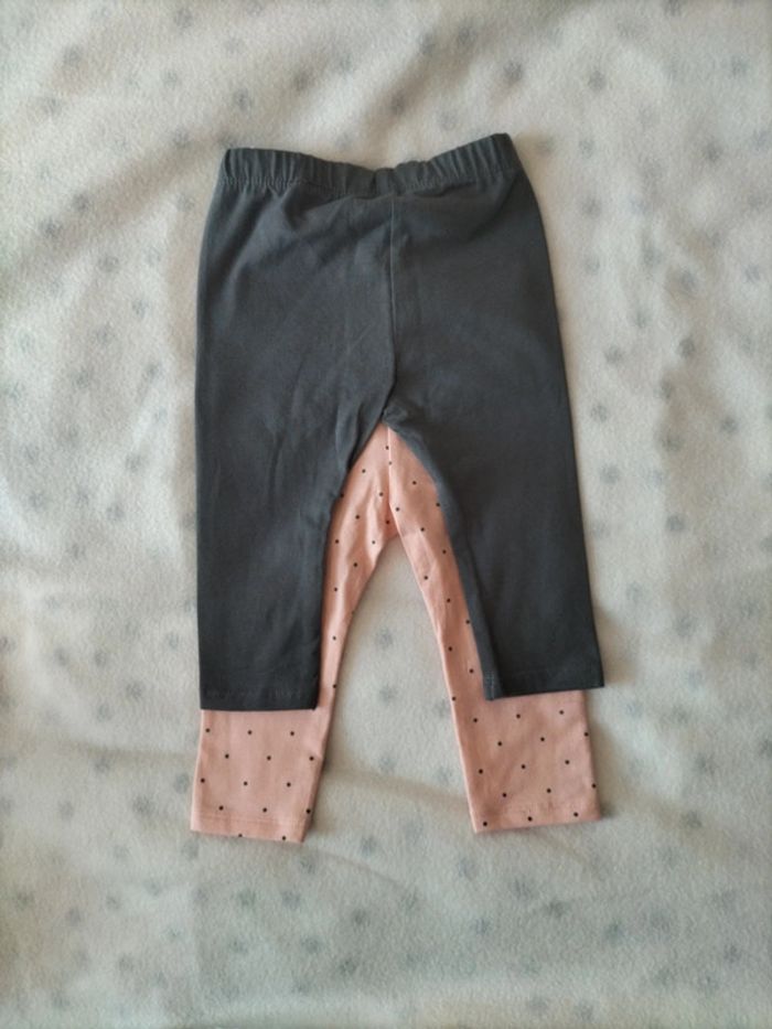 Lot de 2 pantalon bébé fille - photo numéro 2