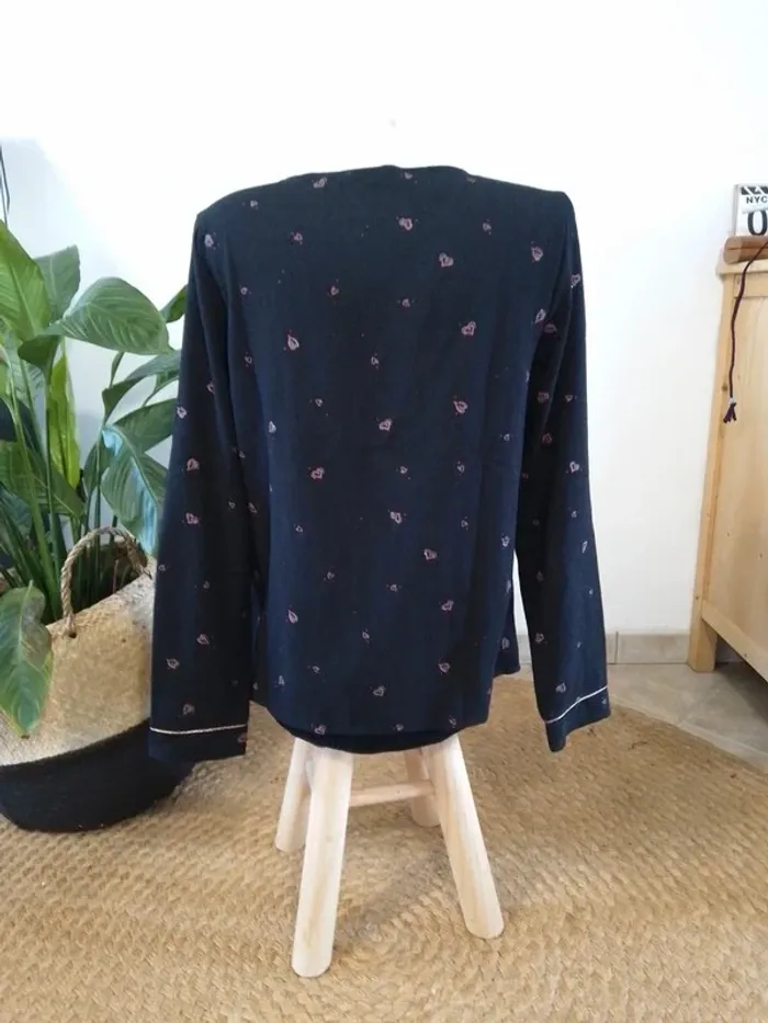 Blouse taille 2 - 100% polyester - Cherry Paris - photo numéro 3