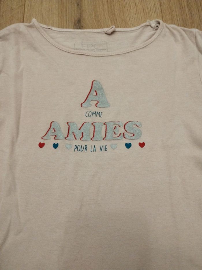 T-shirt fille 4 ans - photo numéro 2