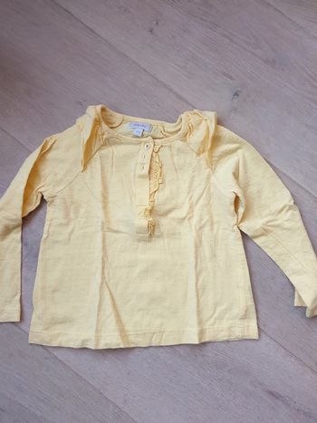 Top jaune Manche longue 2 ans 3 ans