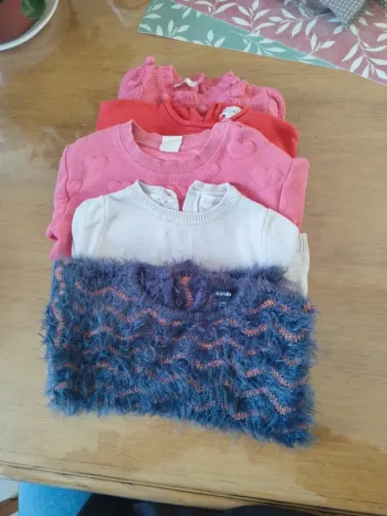 5 pulls hivers 24 mois