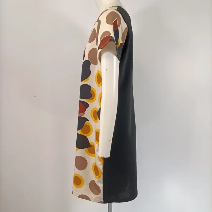 Robe Rinascimento - Robe Rétro Orange, Jaune - taille M - A114 - photo numéro 3
