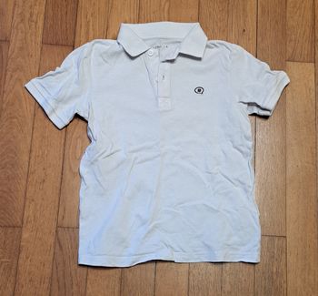 Polo blanc garçon 8 ans