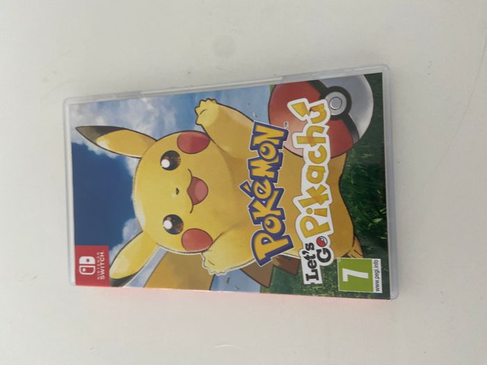 Boîtier vide – Pokémon Let’s Go Pikachu – Nintendo Switch