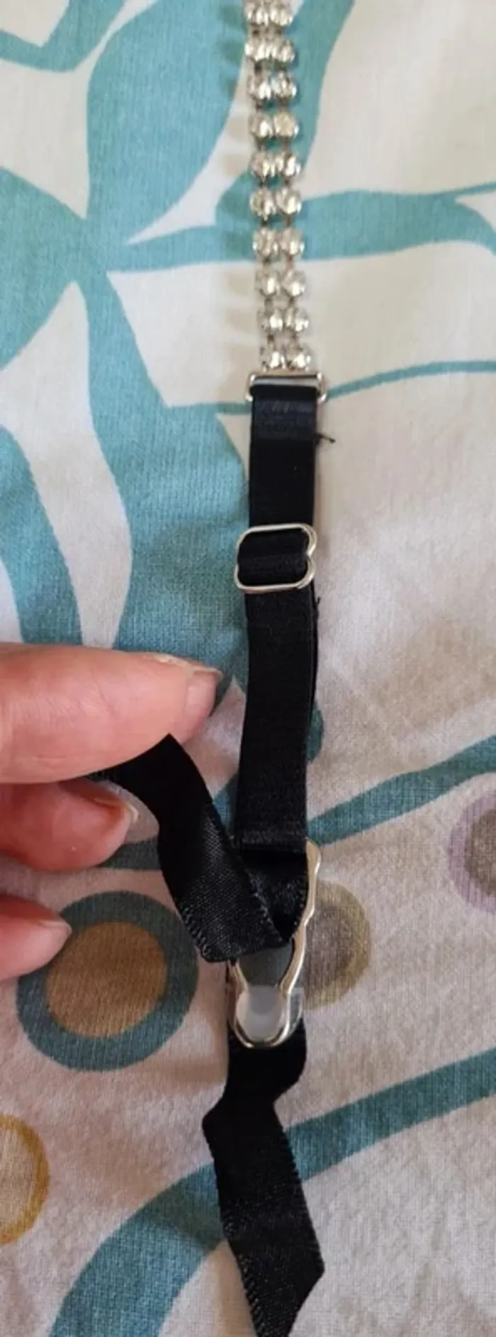 Porte jarretelle strass - photo numéro 6