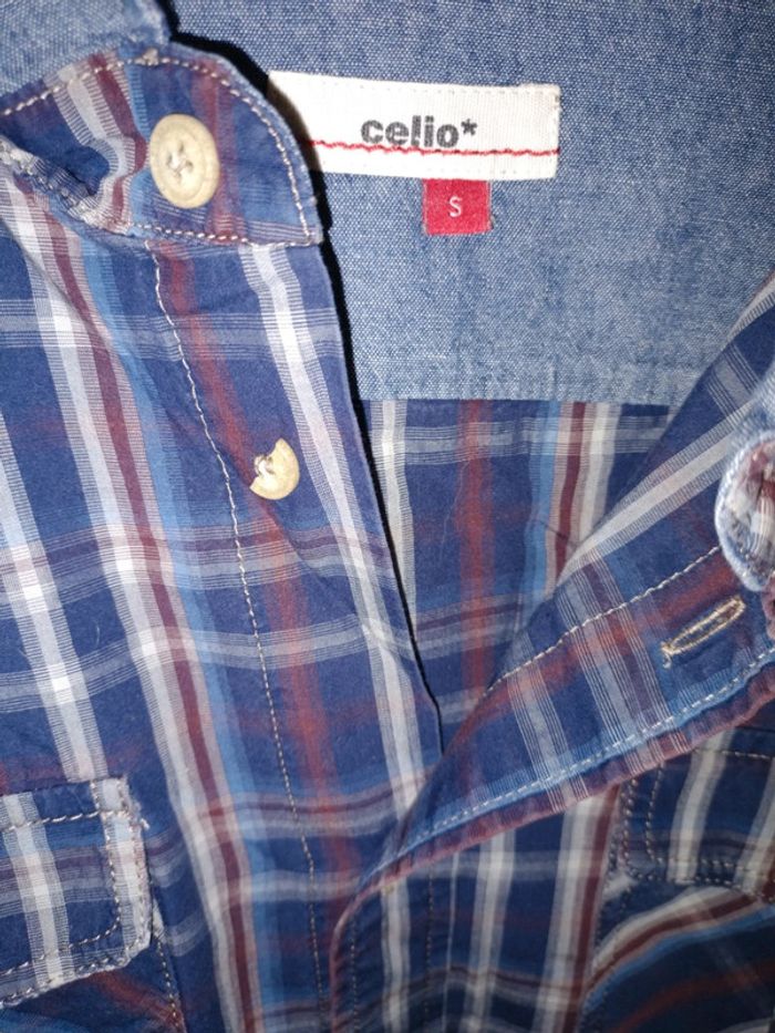Chemise carreaux bleu - photo numéro 4