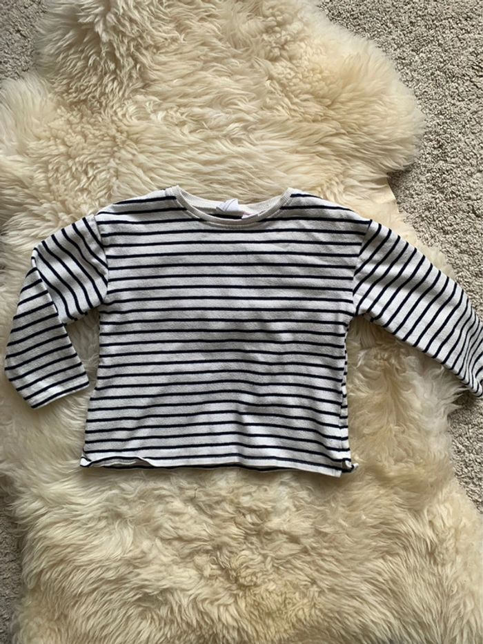 Pull marinière Zara 4 ans