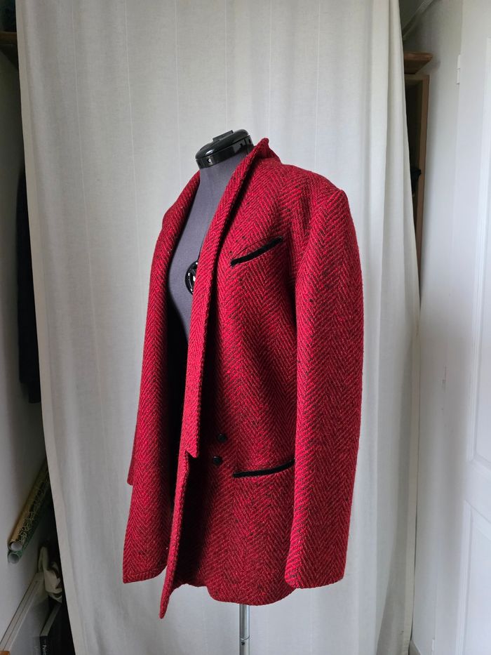 Veste rouge vintage - photo numéro 9