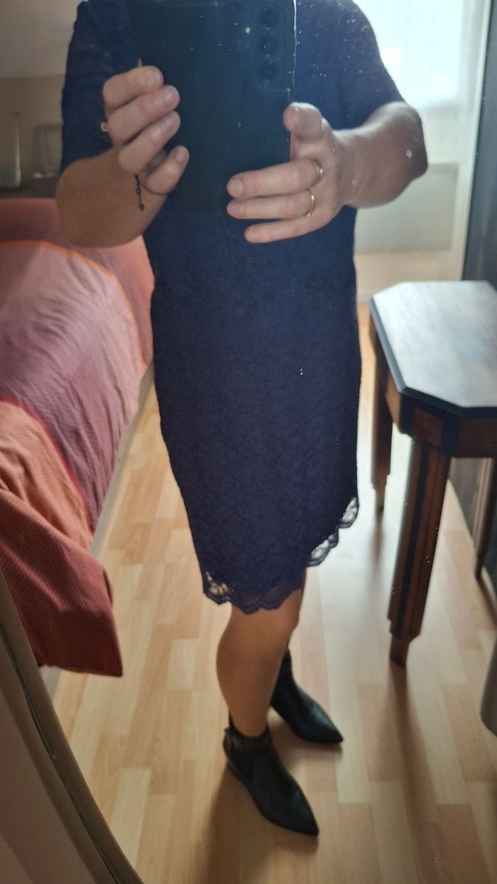 Robe manche dentelle - photo numéro 4