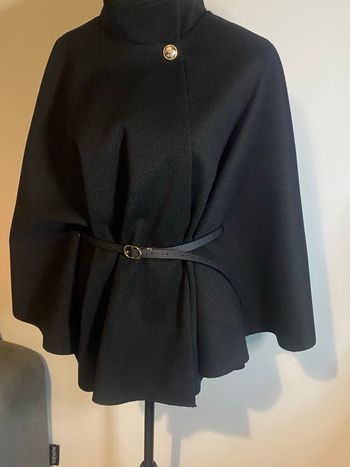 MAGNIFIQUE Manteau cape ceinturé avec un bouton Femme😍
