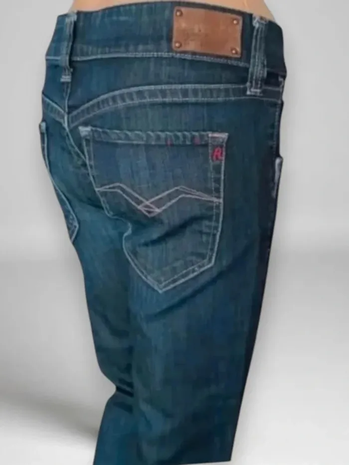 Jean Replay coupe straight ,taille basse , extensible - photo numéro 6