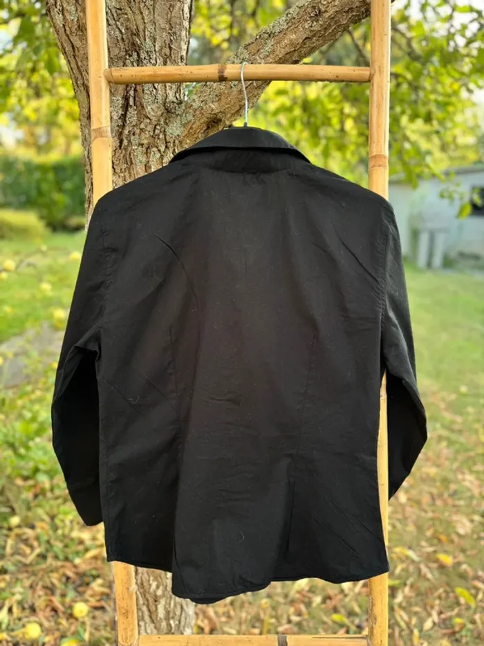 Chemise noire || Zara || taille XL - photo numéro 2