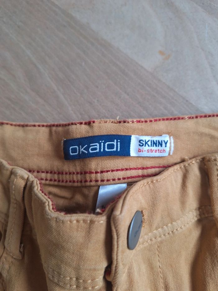 Lot 2 pantalon jean Okaïdi enfant garçons 14 ans - photo numéro 3