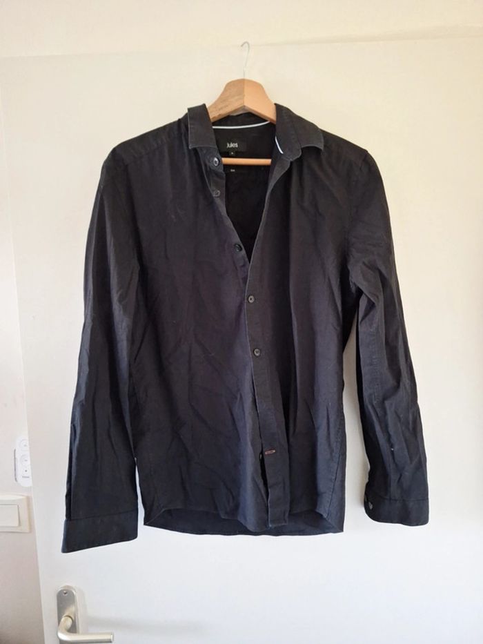Chemise Jules taille 38 noir #H38M-004