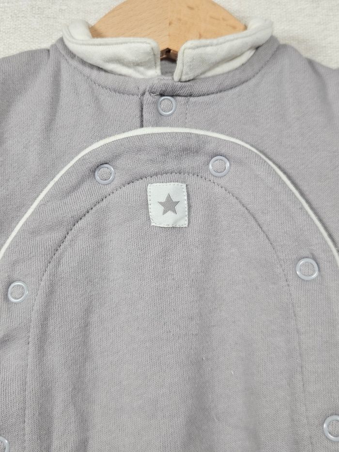 Pyjama chaud kiabi 1 mois 52-55cm - photo numéro 2