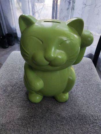 Tirelire chat