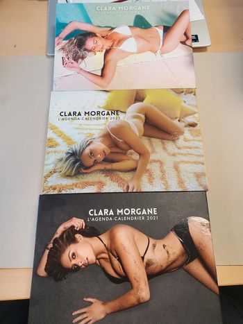 Vends 3 calendrier Clara Morgane . 2021 , 2022 et 2023.