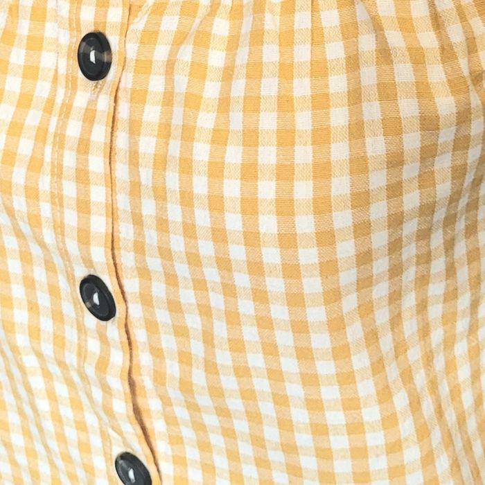 Chemisette sans manche blanche et jaune. Fille 12 ans. Marque Kiabi - photo numéro 2