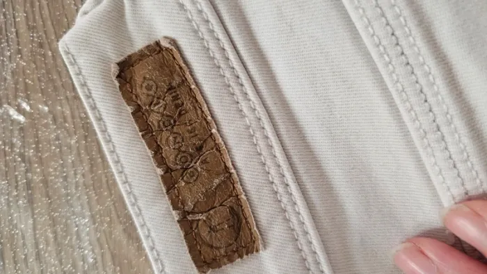Jeans blanc T34 bonobo - photo numéro 7