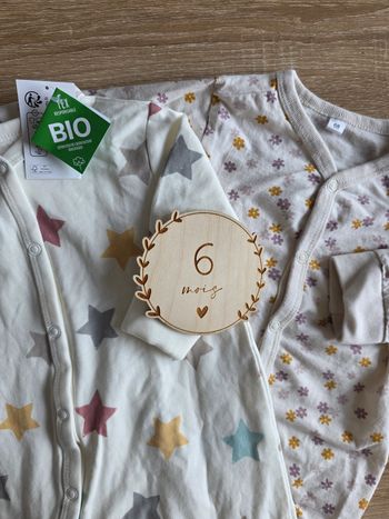 Lot de 2 pyjamas fins coeurs fleurs