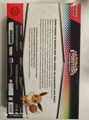 Coffret Pokemon pochette évolution prismatique