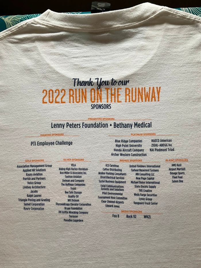 T-shirt blanc pour homme Hanes PTI Runway on tour 2022 taille XL 369 - photo numéro 4